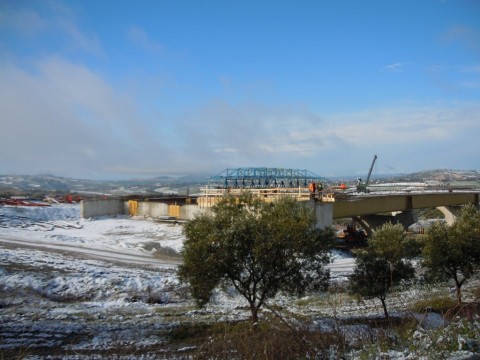Neve sulla SS 640
