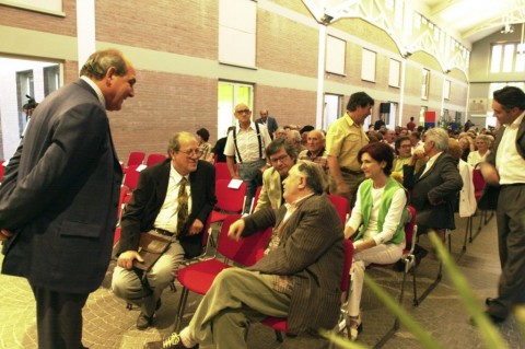 il presidente Matteucci con Tonino Guerra